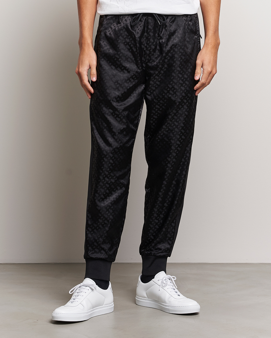 Herre | Bukser | BOSS BLACK | Lamont Monogram Sweatpants Black