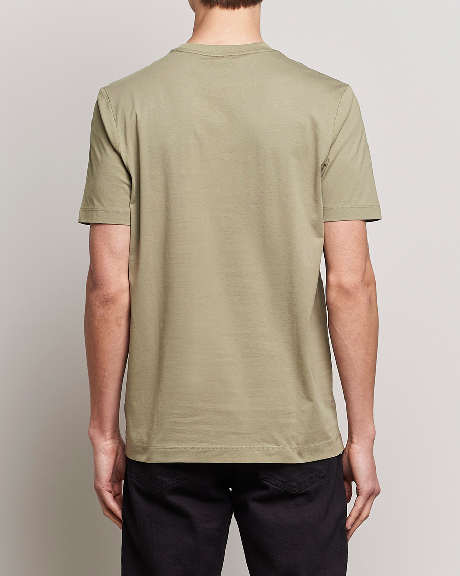 Herre | T-Shirts | BOSS BLACK | Thompson Crew Neck T-Shirt Pastel Green