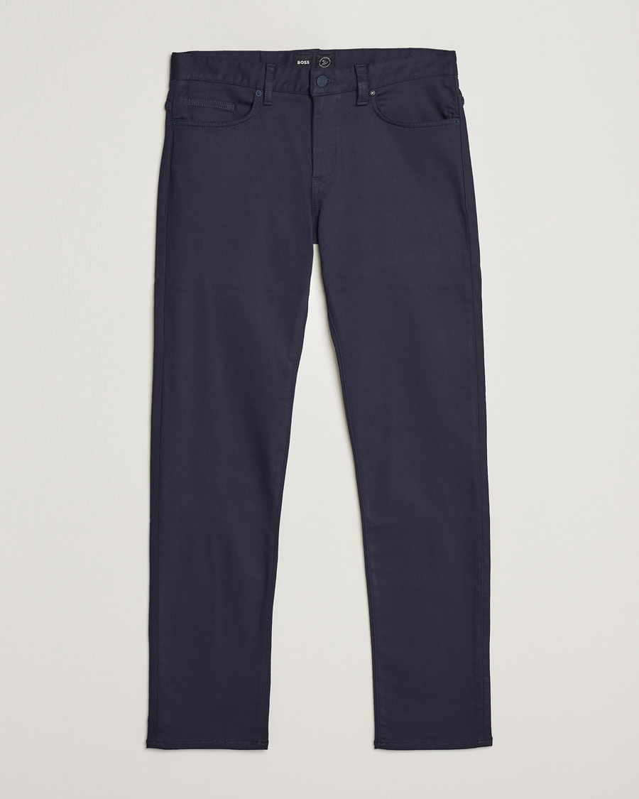 Herre | Bukser | BOSS BLACK | Delaware 5-Pocket Pants Dark Blue