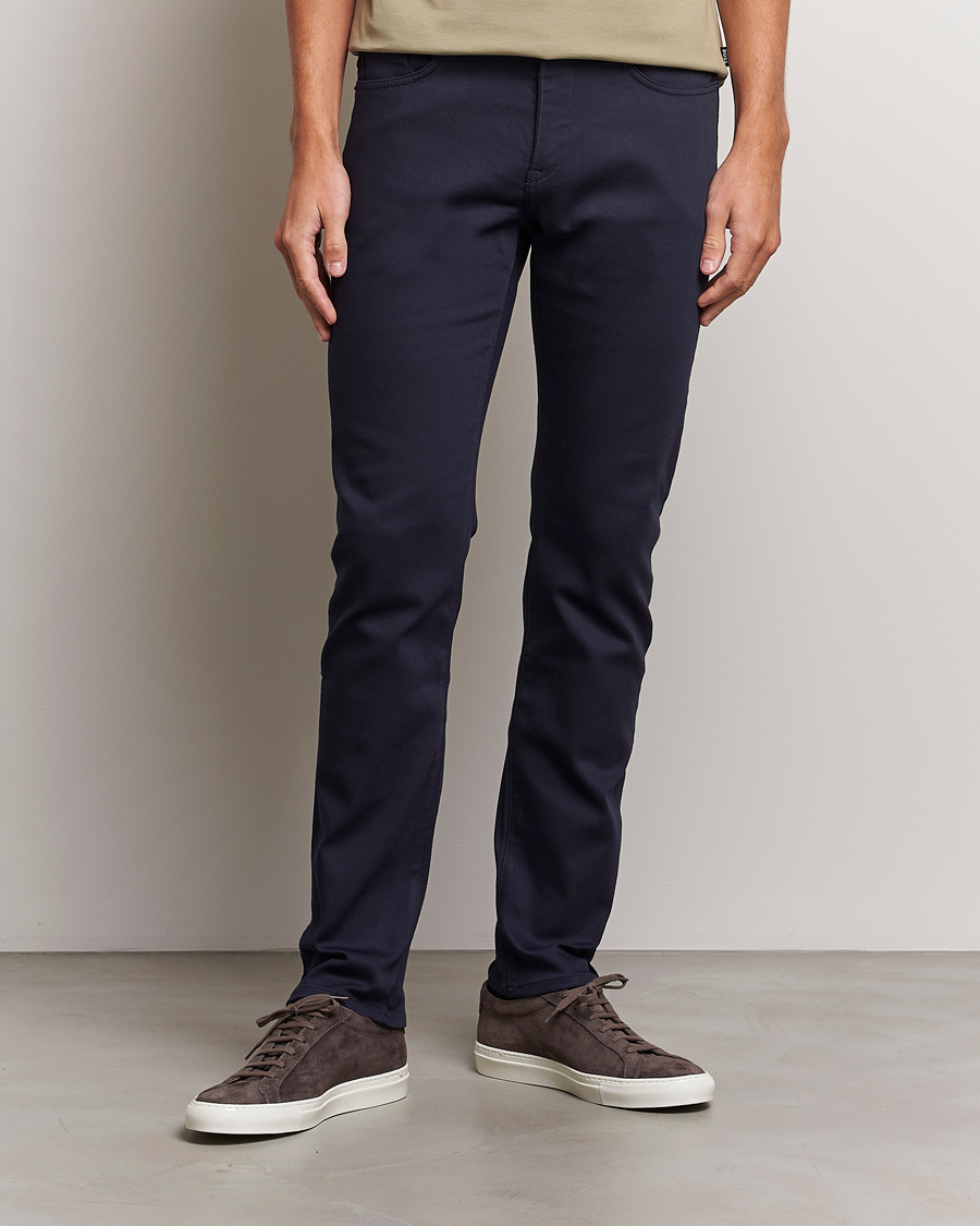Herre | Bukser | BOSS BLACK | Delaware 5-Pocket Pants Dark Blue