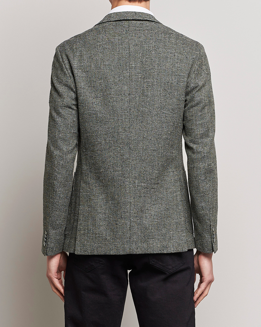 Herre | Dressjakker | BOSS BLACK | Hanry Cotton Patch Pocket Blazer Open Green