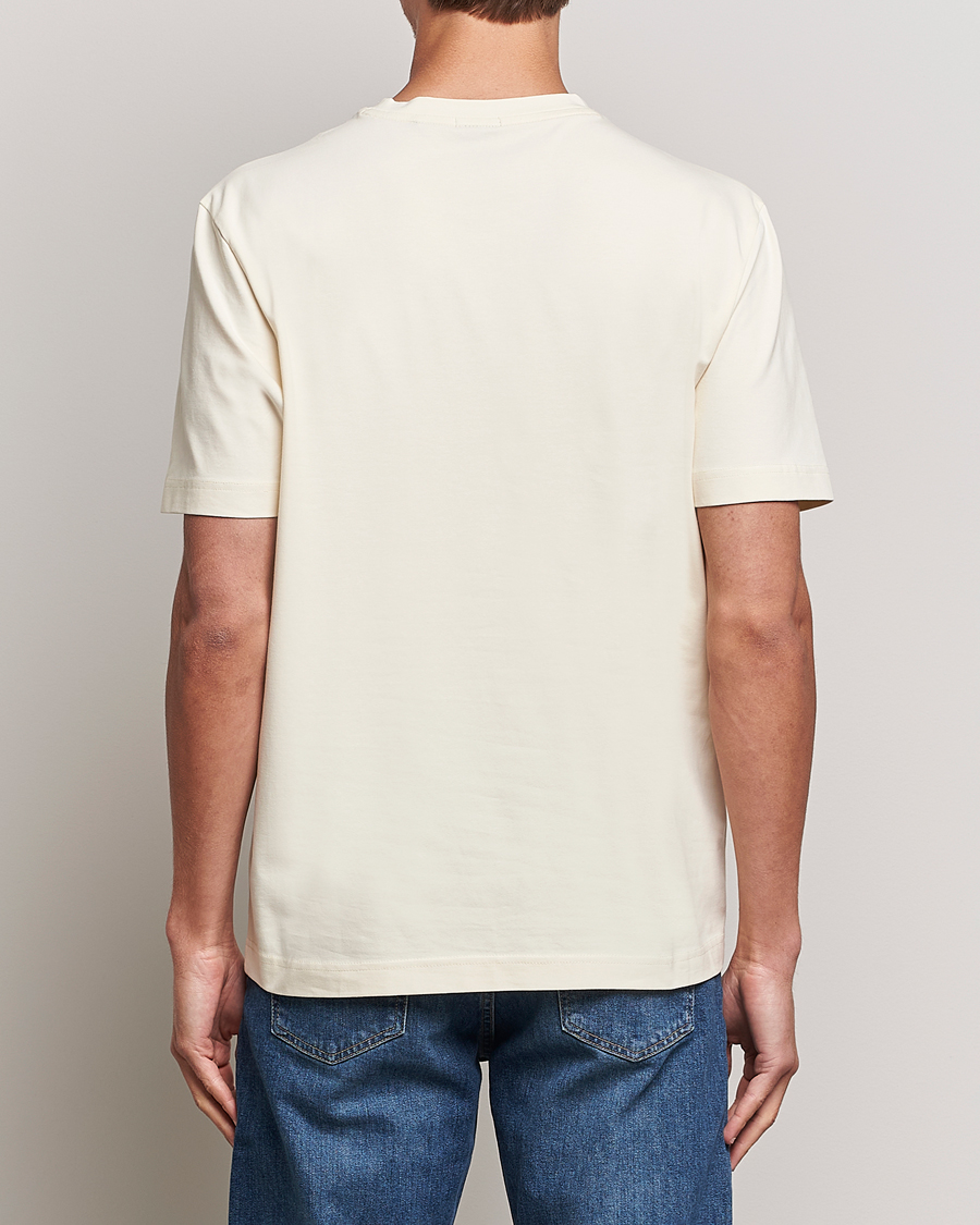Herre | T-Shirts | BOSS ORANGE | Tchup Logo Crew Neck T-Shirt Light Beige
