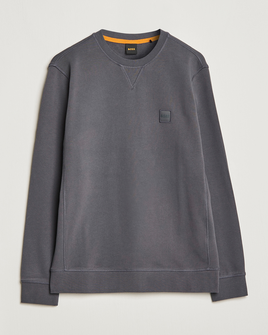 Herre | Gensere | BOSS ORANGE | Westart Logo Sweatshirt Dark Grey