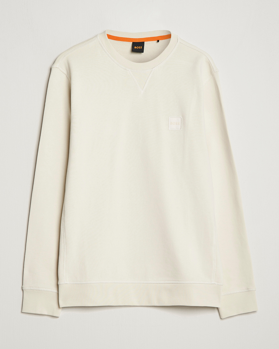 Herre | Gensere | BOSS ORANGE | Westart Logo Sweatshirt Light Beige