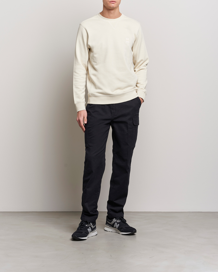 Herre | Gensere | BOSS ORANGE | Westart Logo Sweatshirt Light Beige