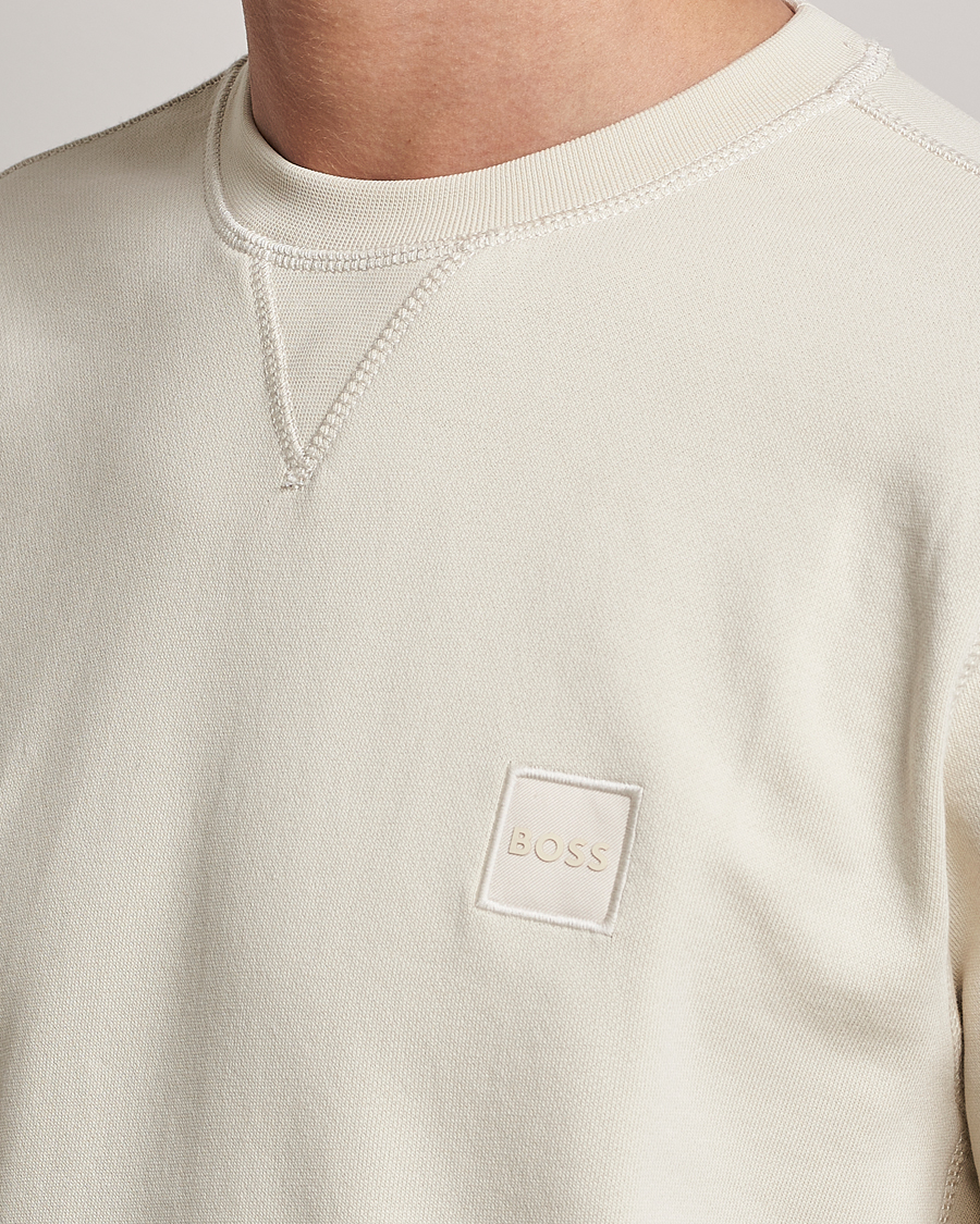 Herre | Gensere | BOSS ORANGE | Westart Logo Sweatshirt Light Beige