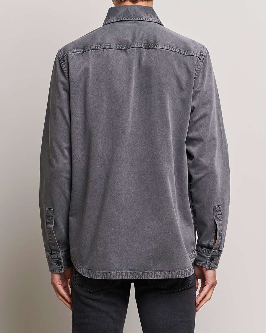 Herre | Skjorter | BOSS ORANGE | Locky Pocket Overshirt Dark Grey