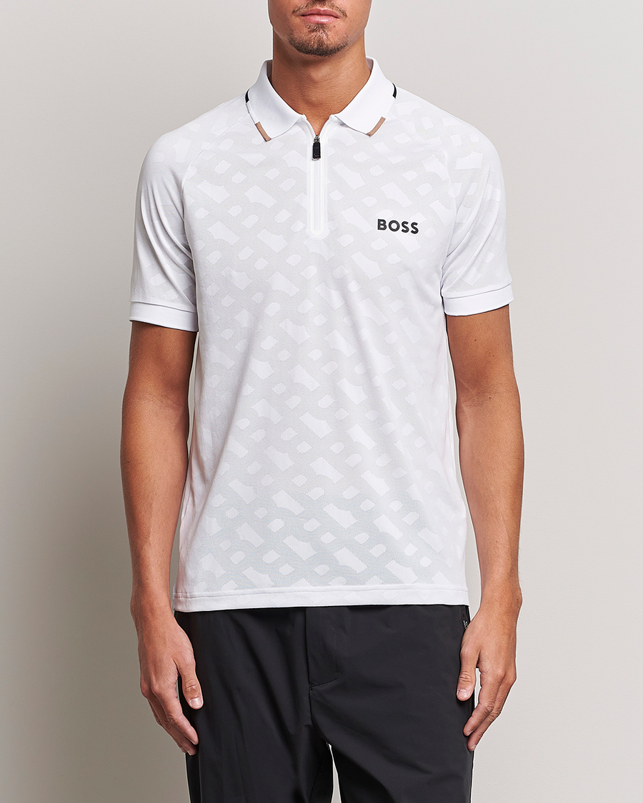 Herre | | BOSS GREEN | Philix MB Monogram Polo White