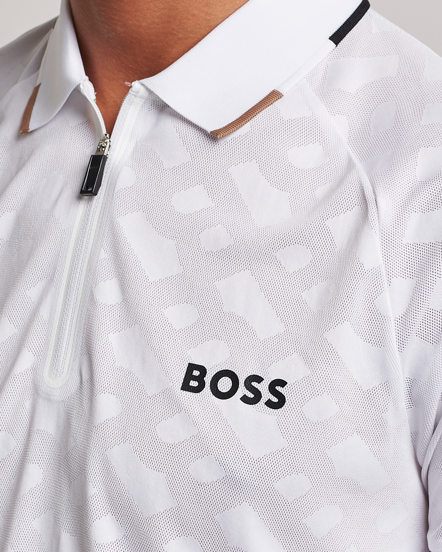 Herre | Pikéer | BOSS GREEN | Philix MB Monogram Polo White