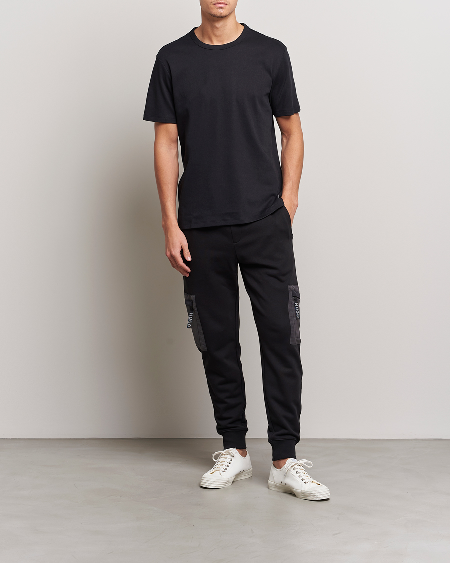 Herre | T-Shirts | HUGO | Dozy Crew Neck T-Shirt Black