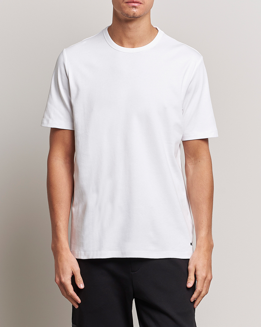 Herre | Hvite t-shirts | HUGO | Dozy Crew Neck T-Shirt White