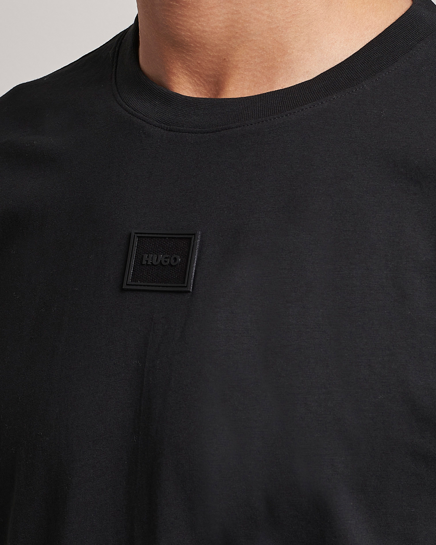 Herre | T-Shirts | HUGO | Diragolino Crew Neck T-Shirt Black