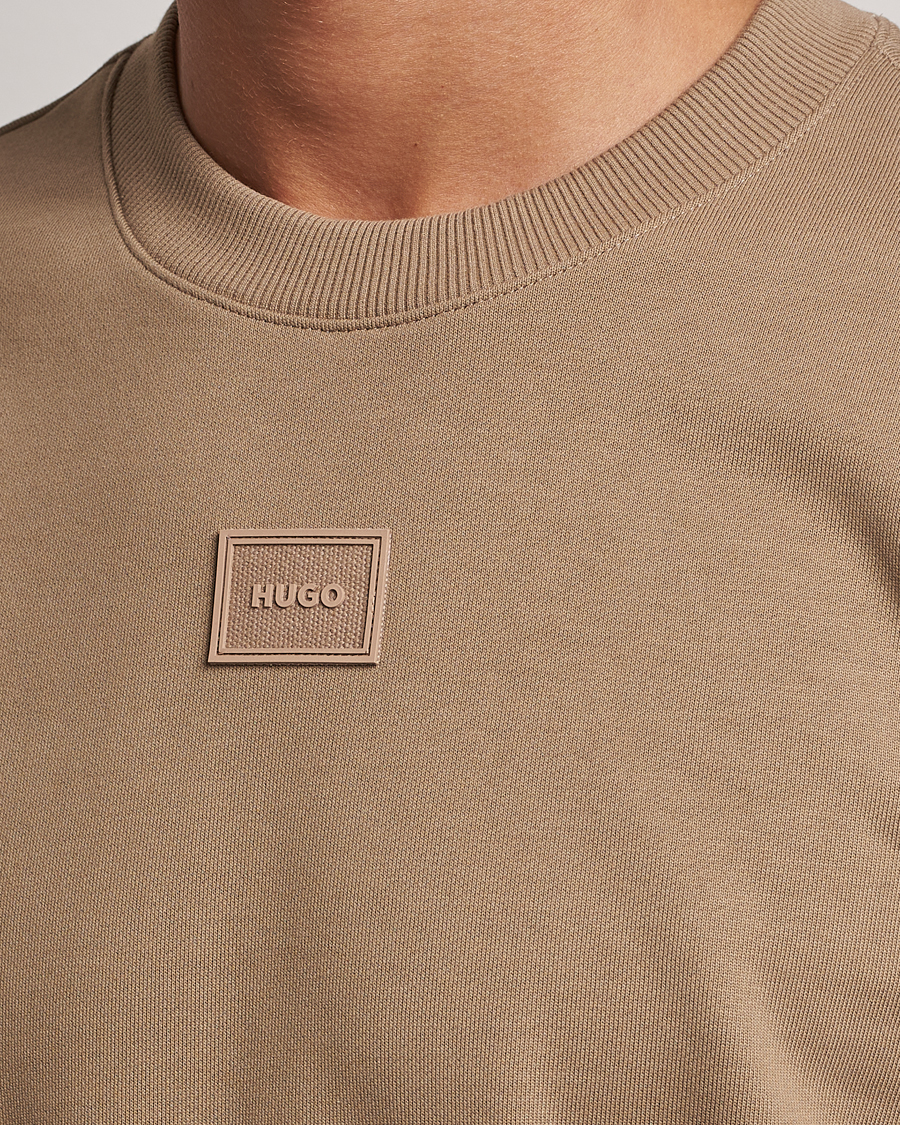 Herre | Gensere | HUGO | Diragol Crew Neck Sweatshirt Open Brown