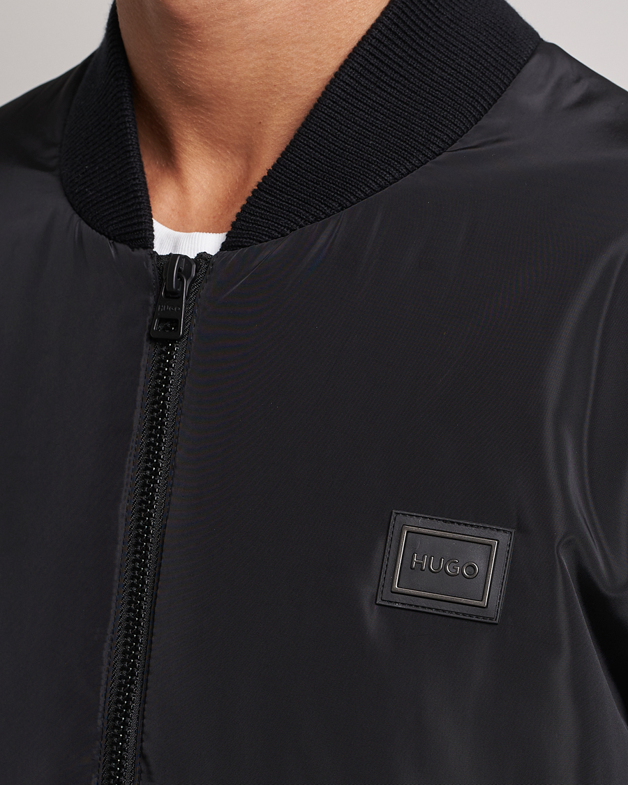 Herre | Jakker | HUGO | Sombo Hybrid Jacket Black