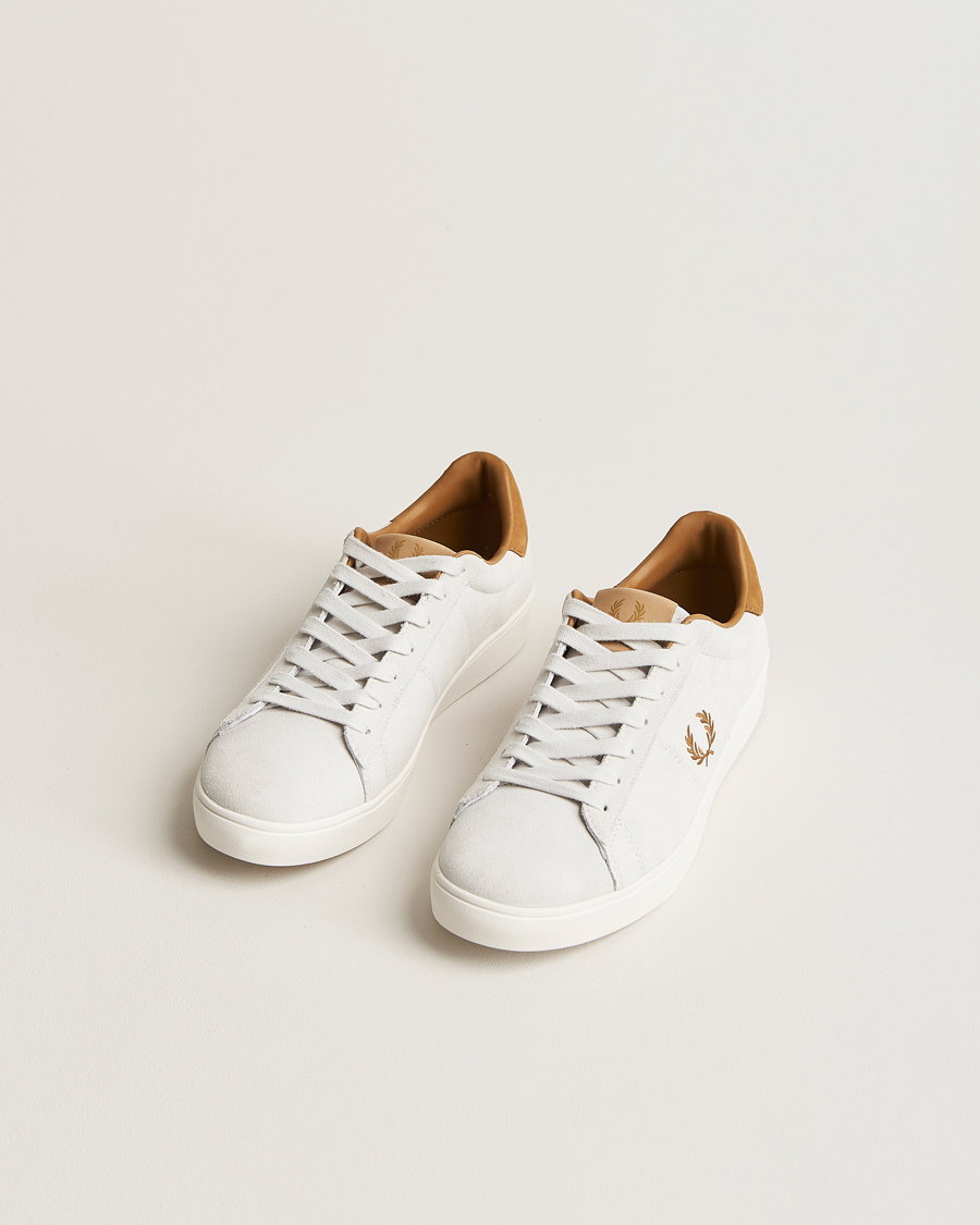 Herre | Fred Perry Spencer Suede Sneaker White | Fred Perry | Spencer Suede Sneaker White