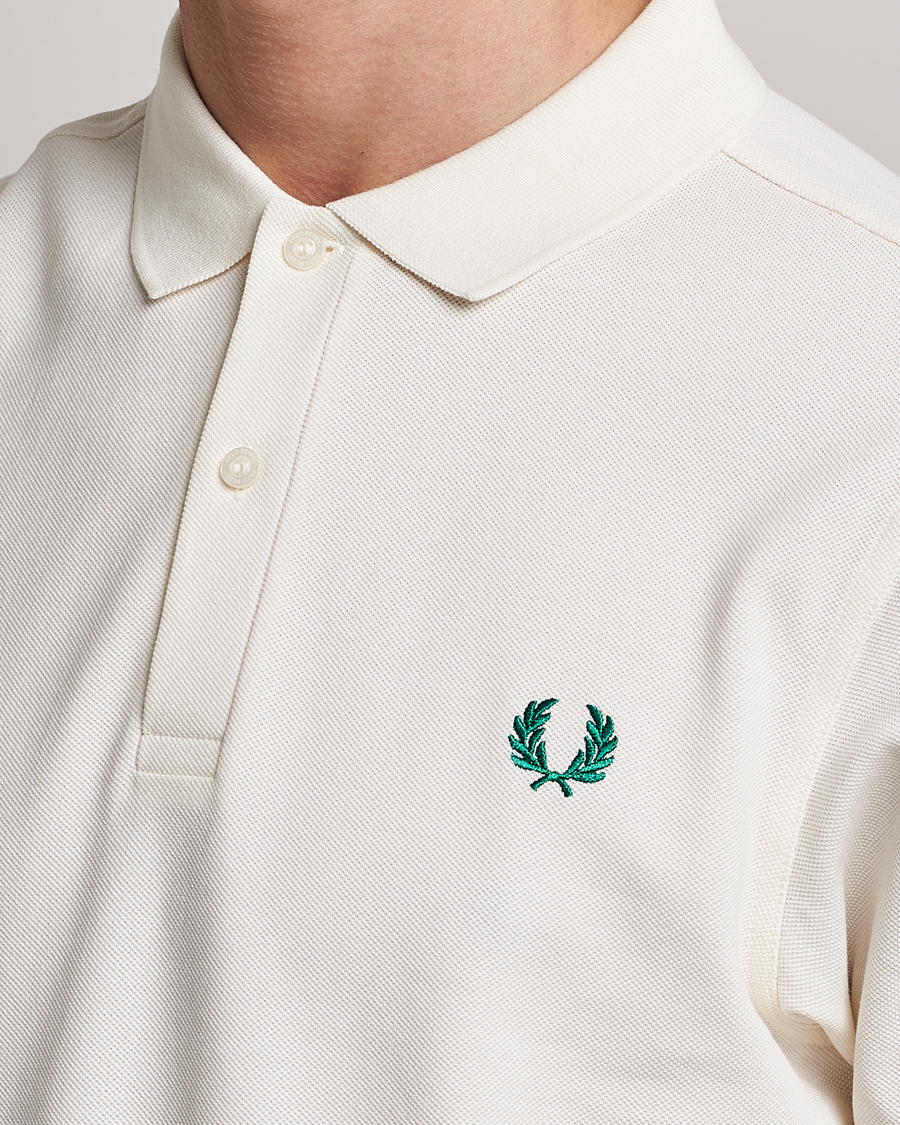 Herre | Pikéer | Fred Perry | Plain Polo Shirt Light Ecru