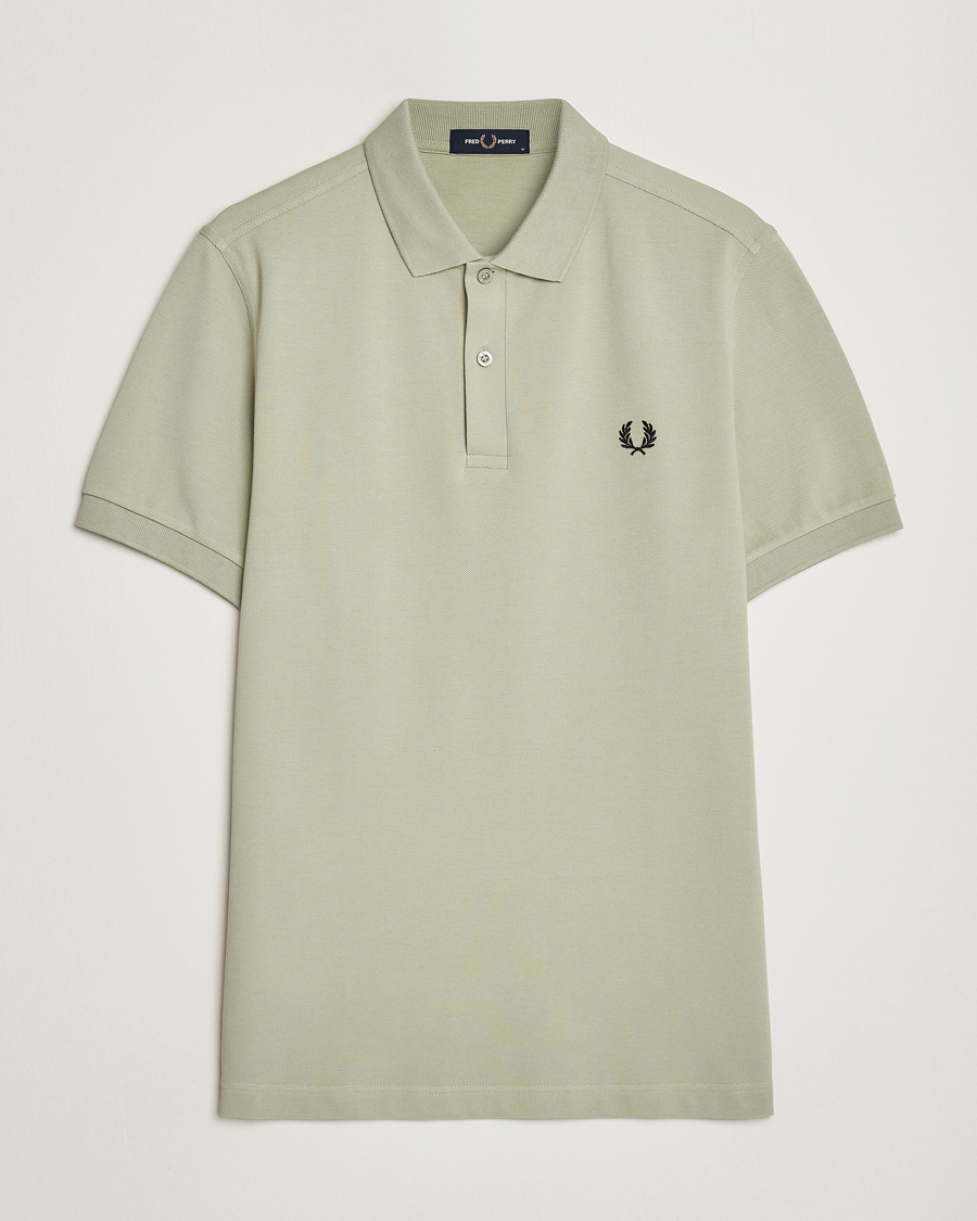 Herre | Pikéer | Fred Perry | Plain Polo Shirt Seagrass
