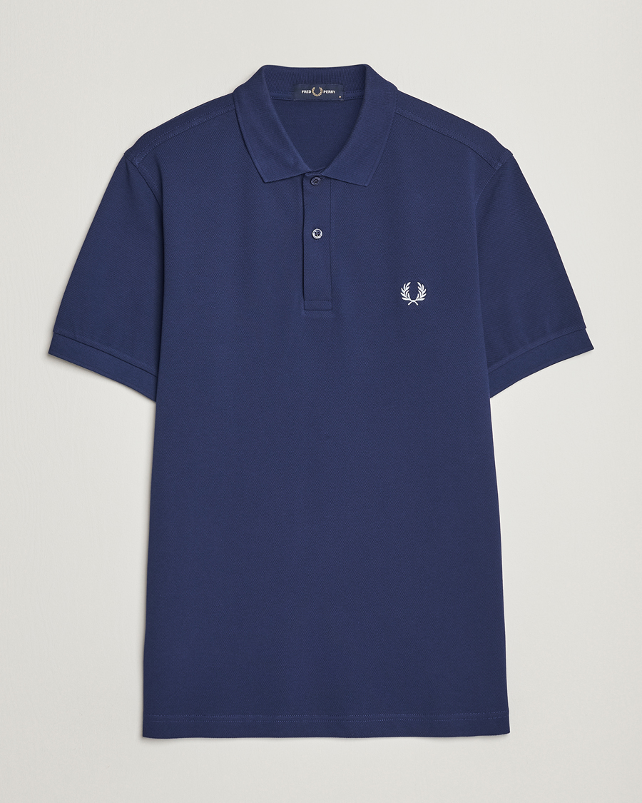 Herre | Pikéer | Fred Perry | Plain Polo Shirt French Navy
