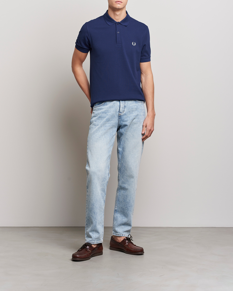 Herre | Pikéer | Fred Perry | Plain Polo Shirt French Navy