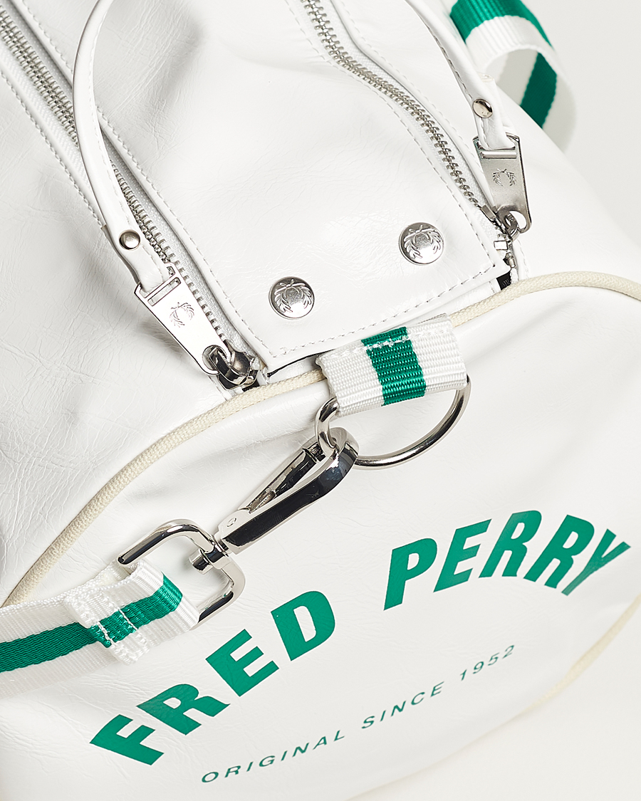 Herre | Fred Perry Classic Barrel Bag Snow White | Fred Perry | Classic Barrel Bag Snow White