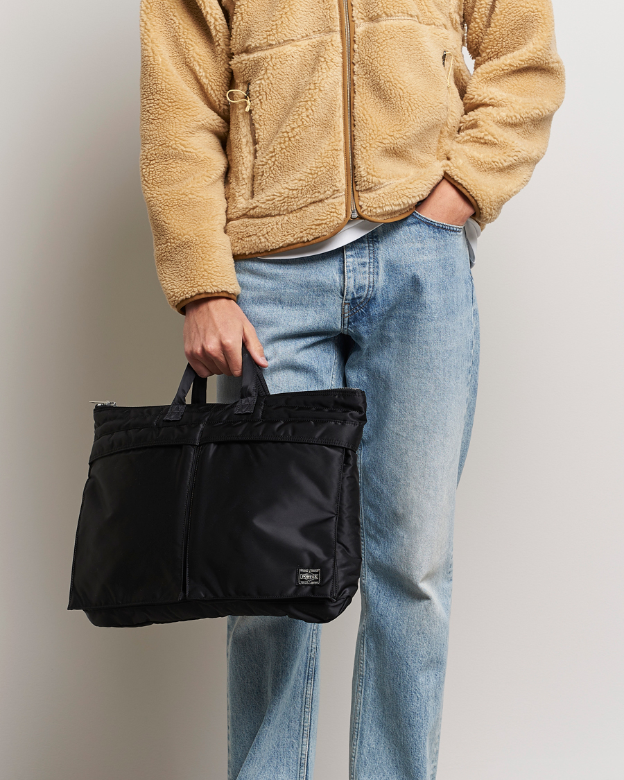 Herre | Totebags | Porter-Yoshida & Co. | Tanker Short Helmet Bag Black