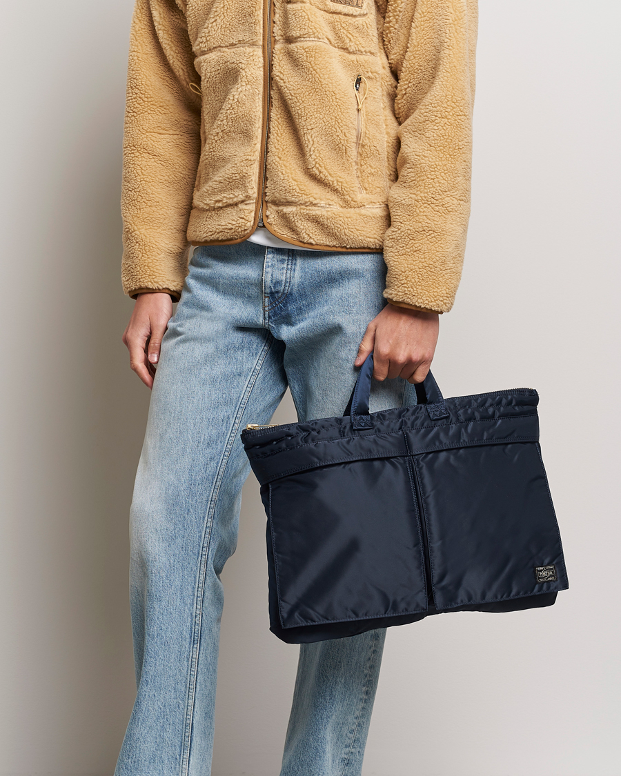 Herre | Assesoarer | Porter-Yoshida & Co. | Tanker Short Helmet Bag Iron Blue