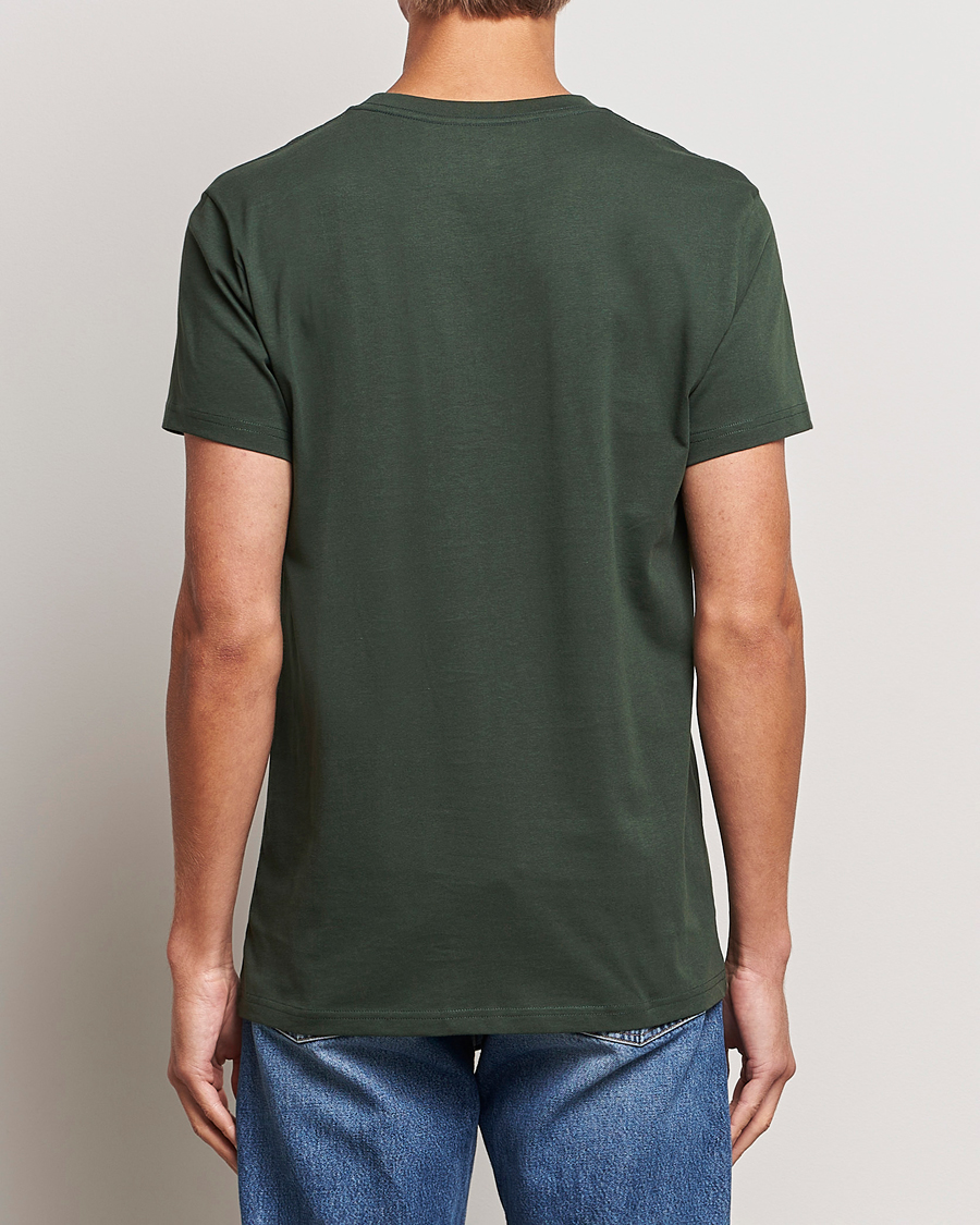 Herre | T-Shirts | Bread & Boxers | Heavy Cotton Crew Neck T-shirt Forest Green