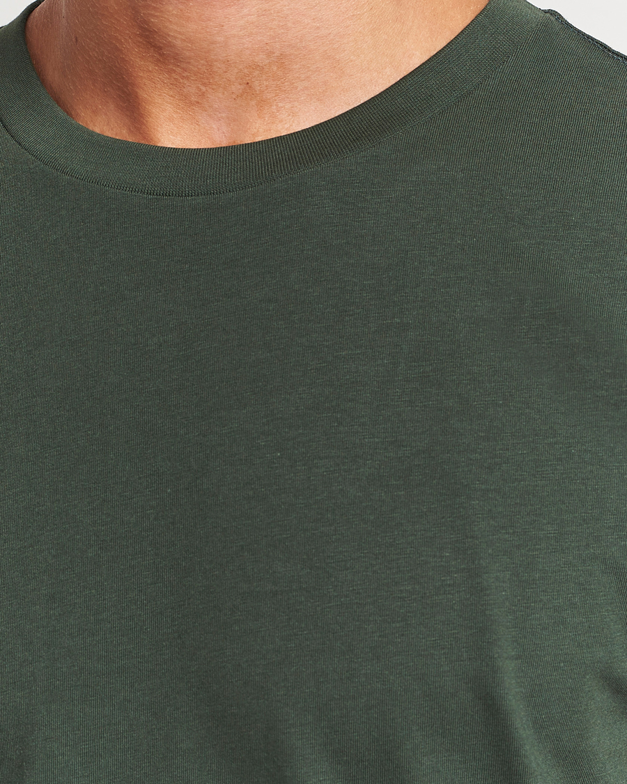 Herre | T-Shirts | Bread & Boxers | Heavy Cotton Crew Neck T-shirt Forest Green