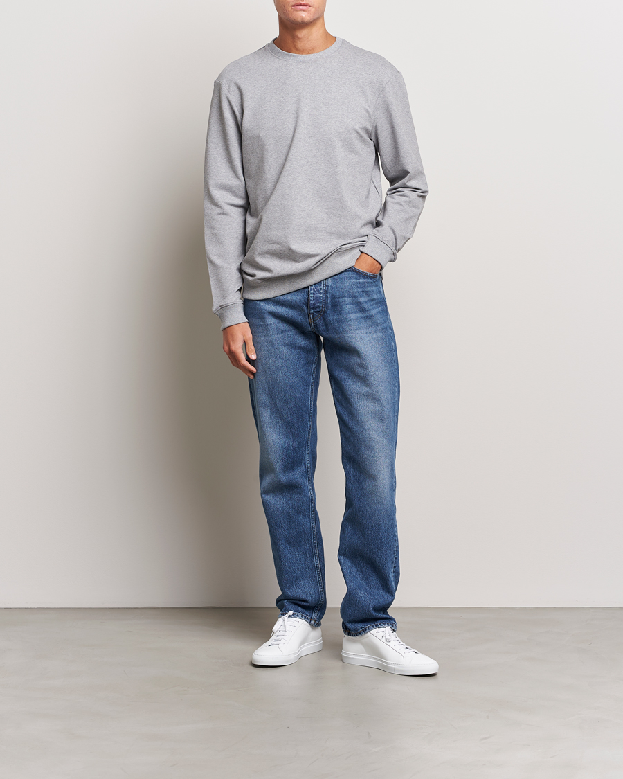 Herre | Gensere | Bread & Boxers | Loungewear Crew Neck Sweatshirt Grey Melange
