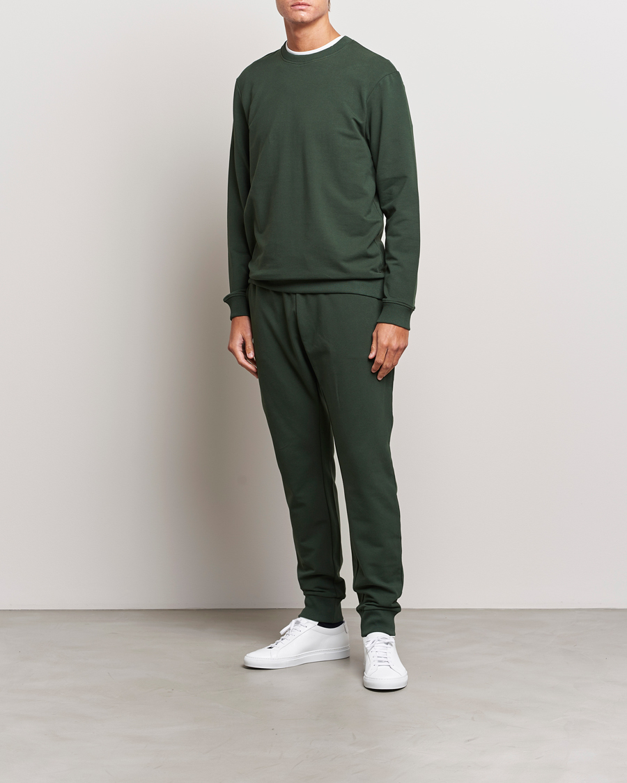 Herre | Gensere | Bread & Boxers | Loungewear Crew Neck Sweatshirt Forest Green