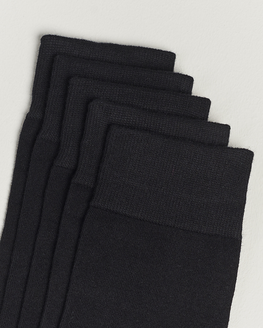 Herre | Undertøy | Bread & Boxers | 5-Pack Socks Black