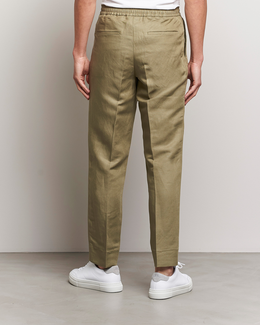 Herre | Bukser | J.Lindeberg | Baron Tencel/Linen Trousers Aloe