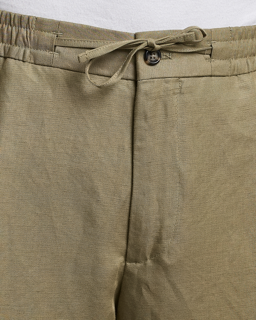 Herre | Bukser | J.Lindeberg | Baron Tencel/Linen Trousers Aloe