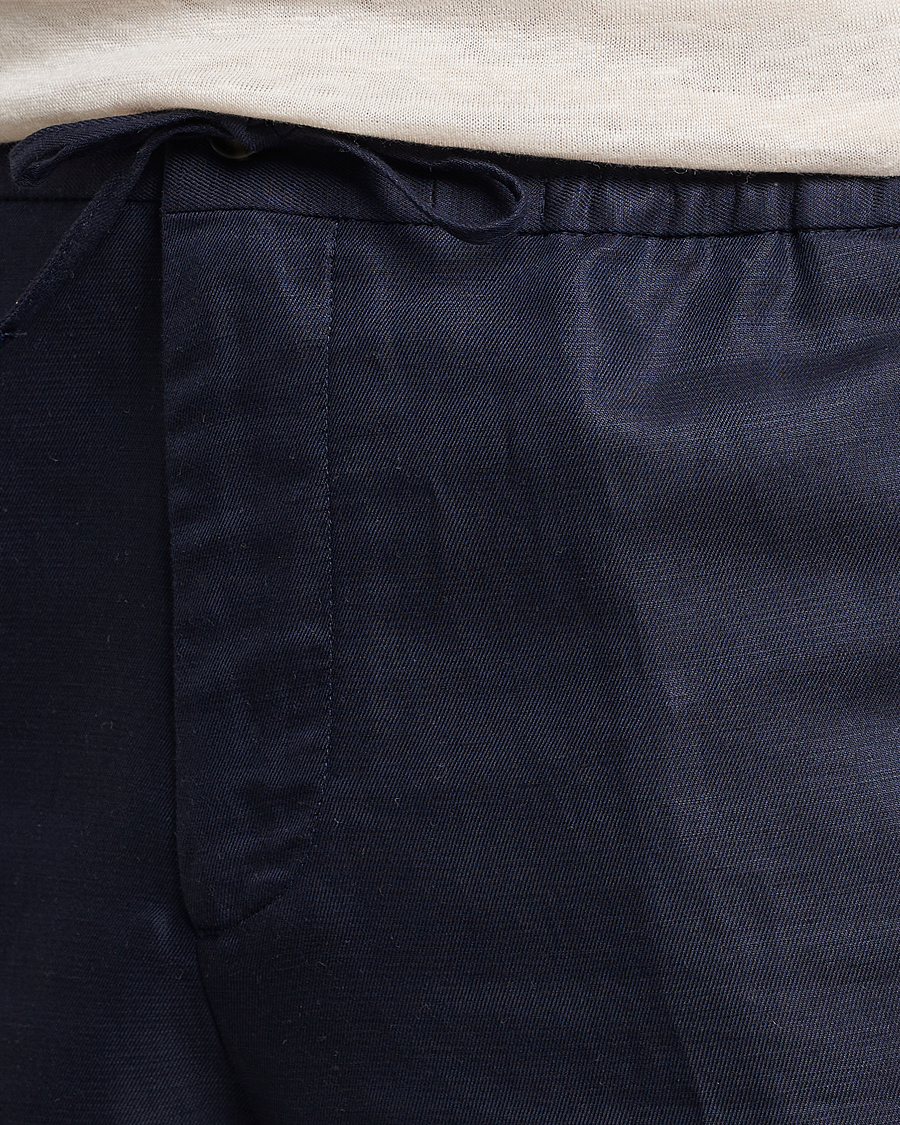 Herre | Shorts | J.Lindeberg | Baron Tencel/Linen Shorts Navy