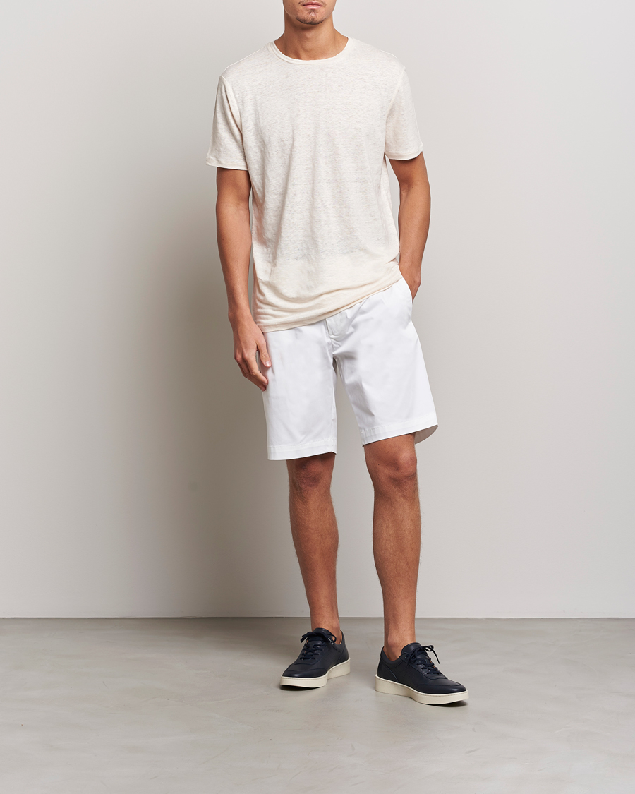 Herre | Shorts | J.Lindeberg | Nathan Super Satin Shorts White