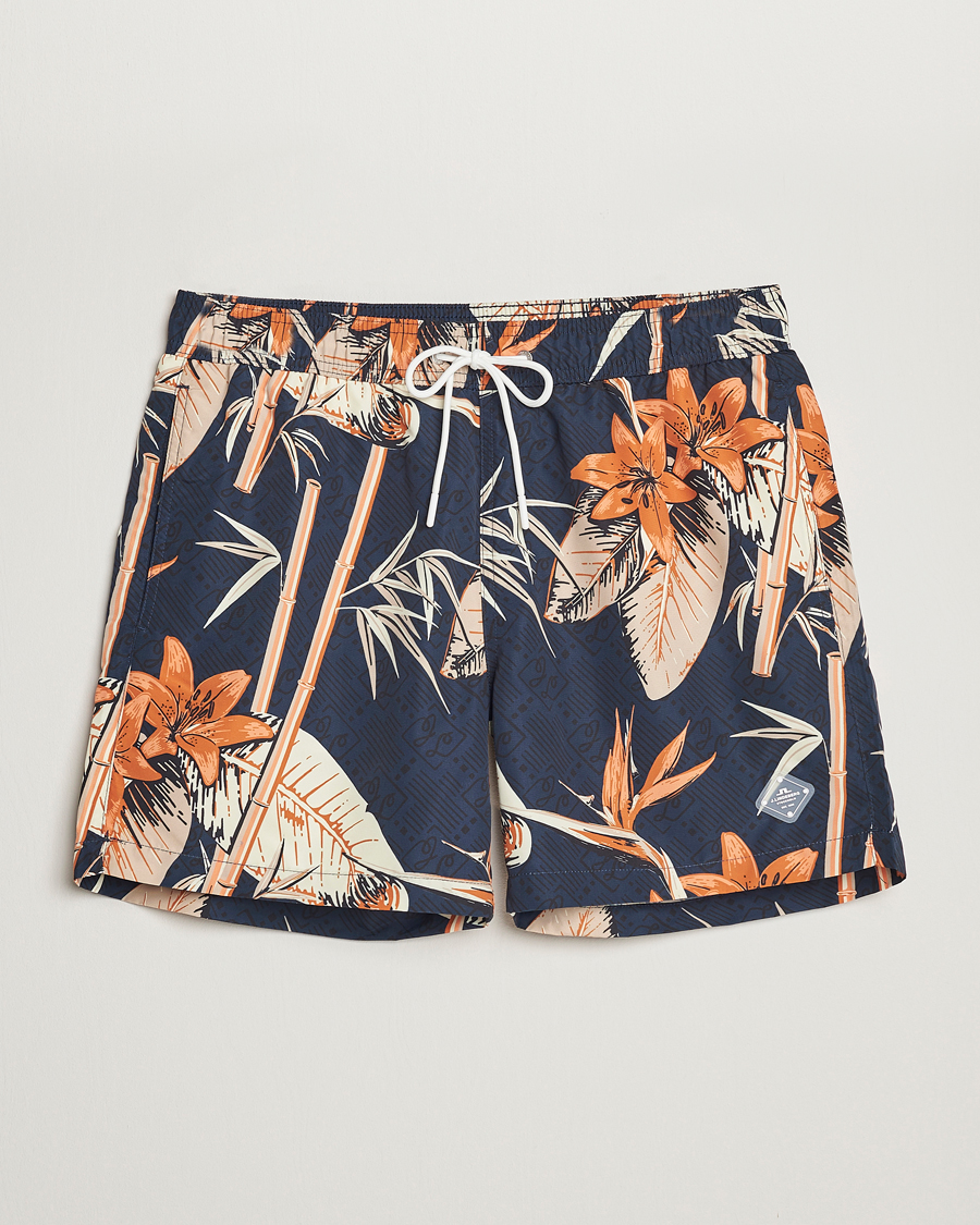 Herre | Badeshorts | J.Lindeberg | Banks Tropical Swimshorts Navy