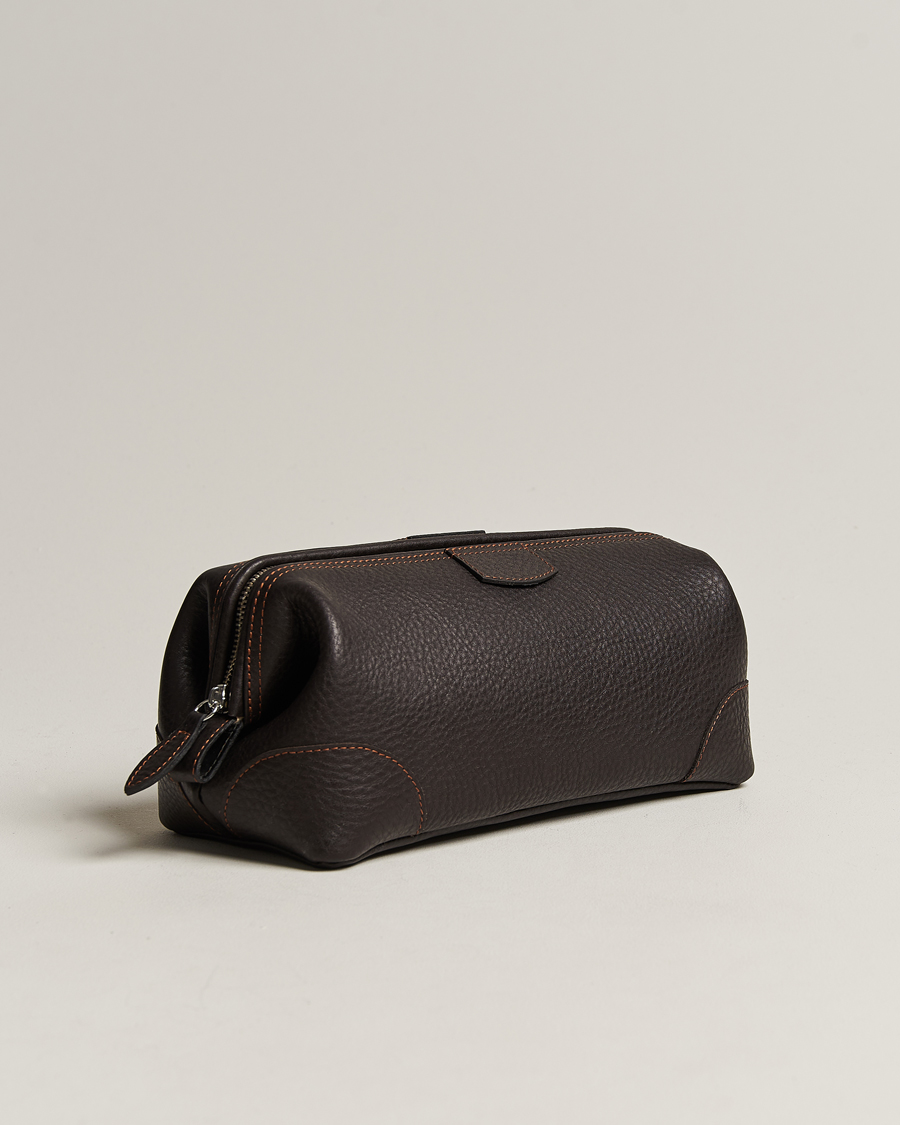 Herre | Alla produkter | F. Hammann | Large Washbag Dark Brown