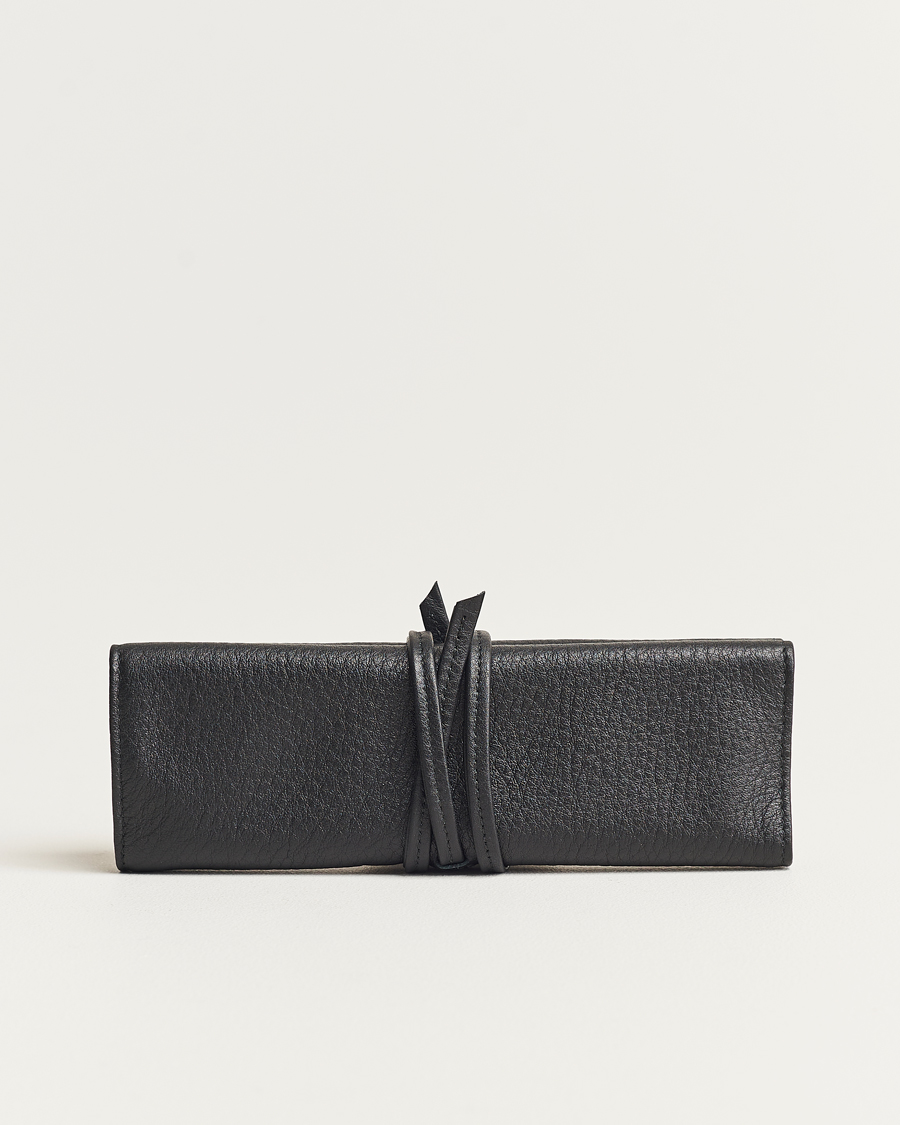 Herre | Oppbevaring klokker | F. Hammann | Flat Travel Watchroll Black