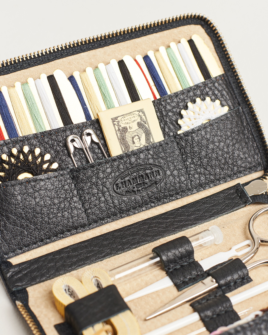 Herre | Til hjemmet | F. Hammann | Travel Sewing Set Black