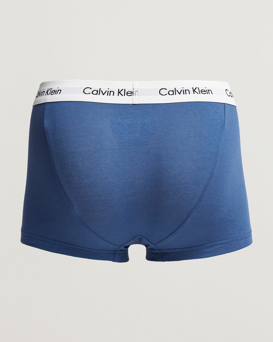 Herre | Undertøy | Calvin Klein | Cotton Stretch 3-Pack Low Rise Trunk Red/Sky/Blue