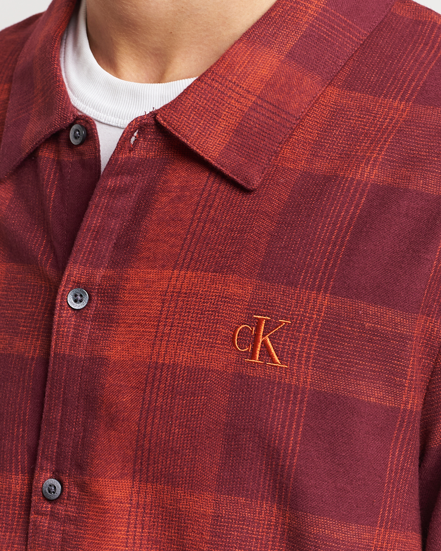 Herre | Pyjamaser og badekåper | Calvin Klein | Cotton Checked Pyjama Set Red