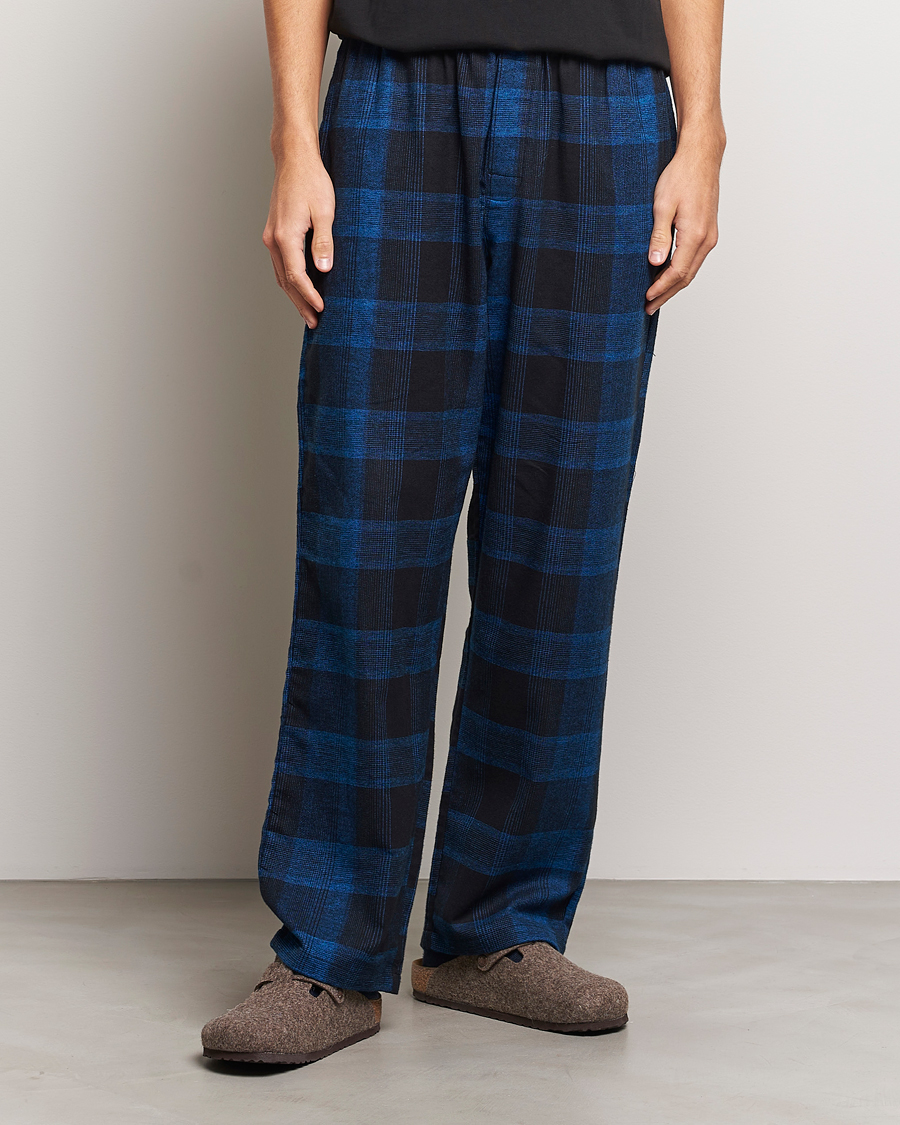 Herre | Pyjamaser og badekåper | Calvin Klein | Flannel Pyjama Pants Black/Blue