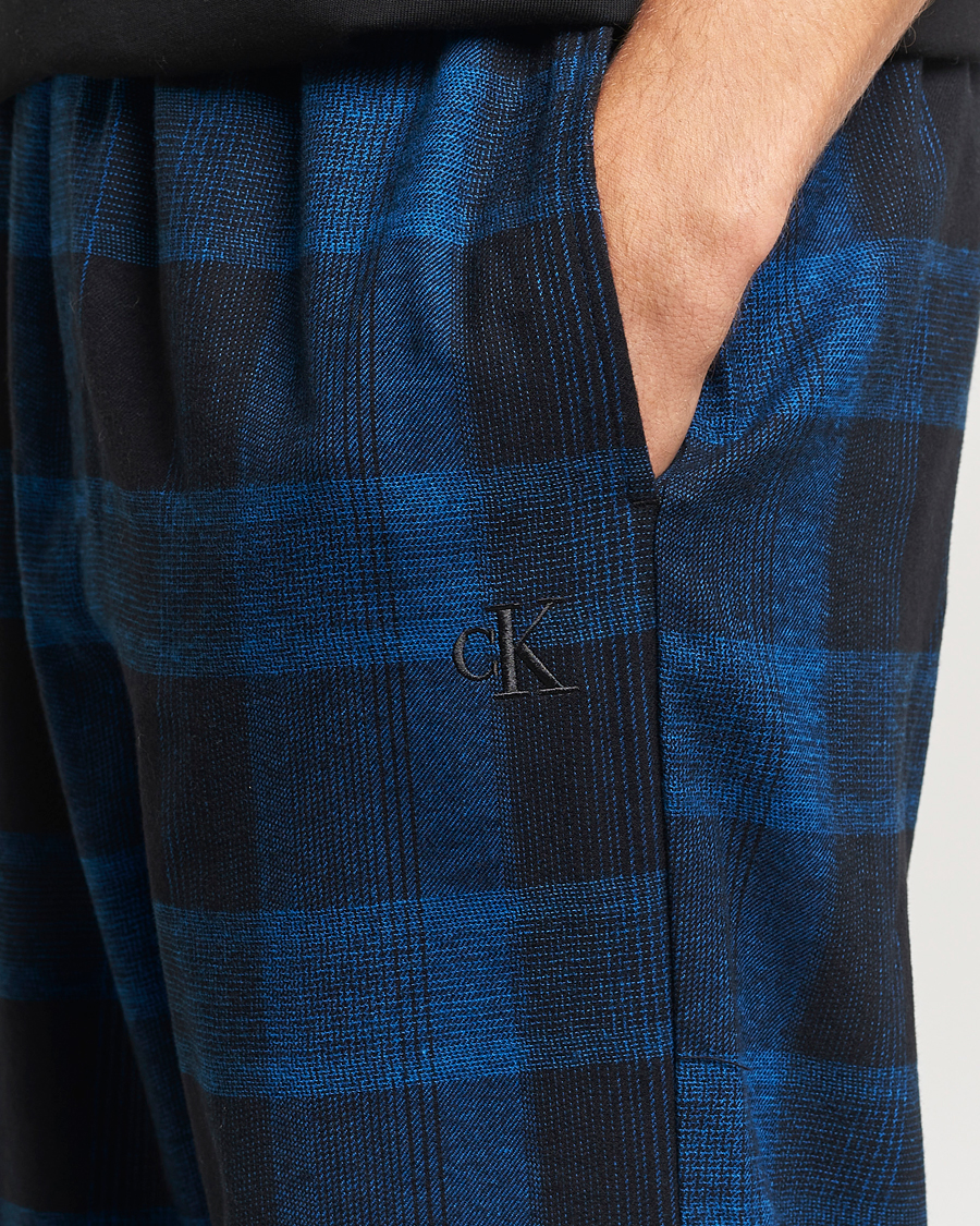 Herre | Pyjamaser og badekåper | Calvin Klein | Flannel Pyjama Pants Black/Blue