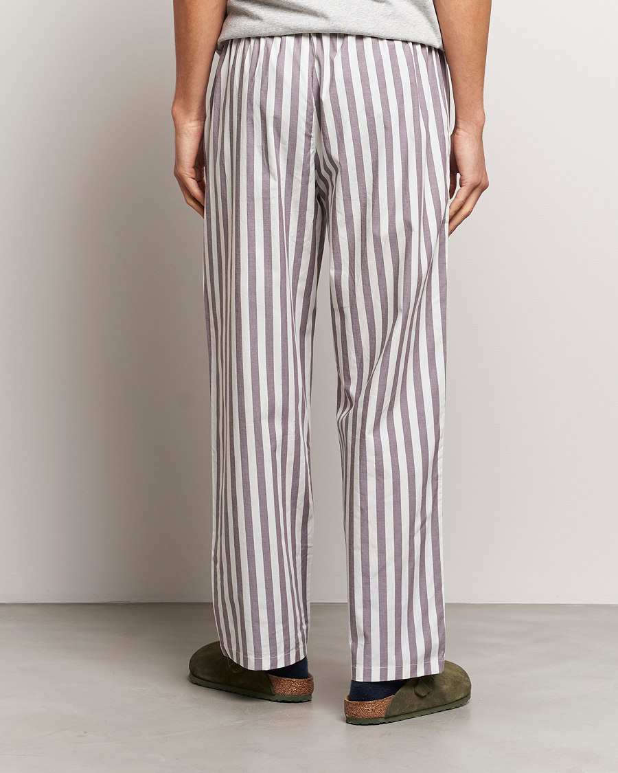 Herre | Pyjamaser og badekåper | Calvin Klein | Cotton Striped Pyjama Pants White/Grey