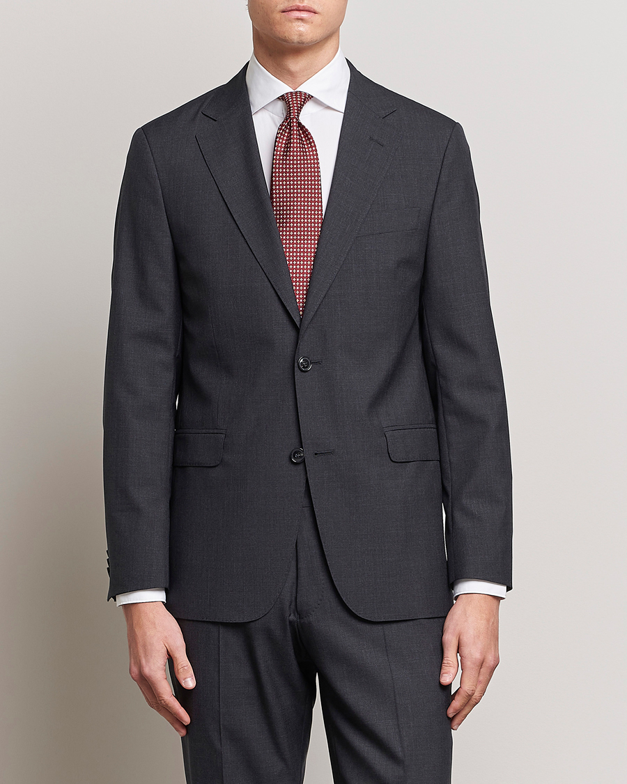 Herre | Dresser | Oscar Jacobson | Falk Wool Blazer Grey