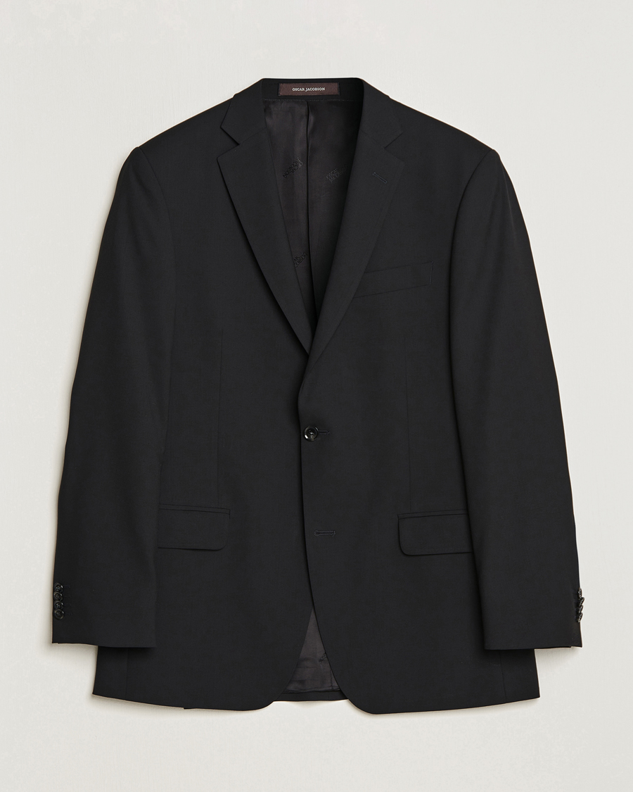 Herre | Dressjakker | Oscar Jacobson | Joel Wool Blazer Black