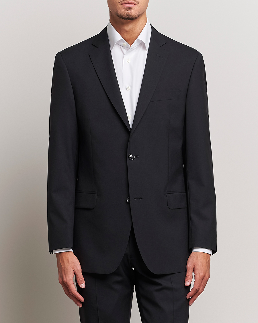 Herre | Dressjakker | Oscar Jacobson | Joel Wool Blazer Black