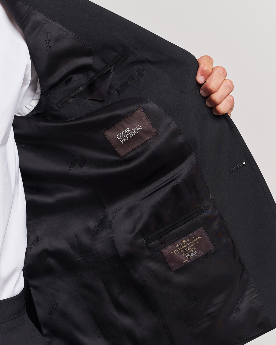 Herre | Dressjakker | Oscar Jacobson | Joel Wool Blazer Black