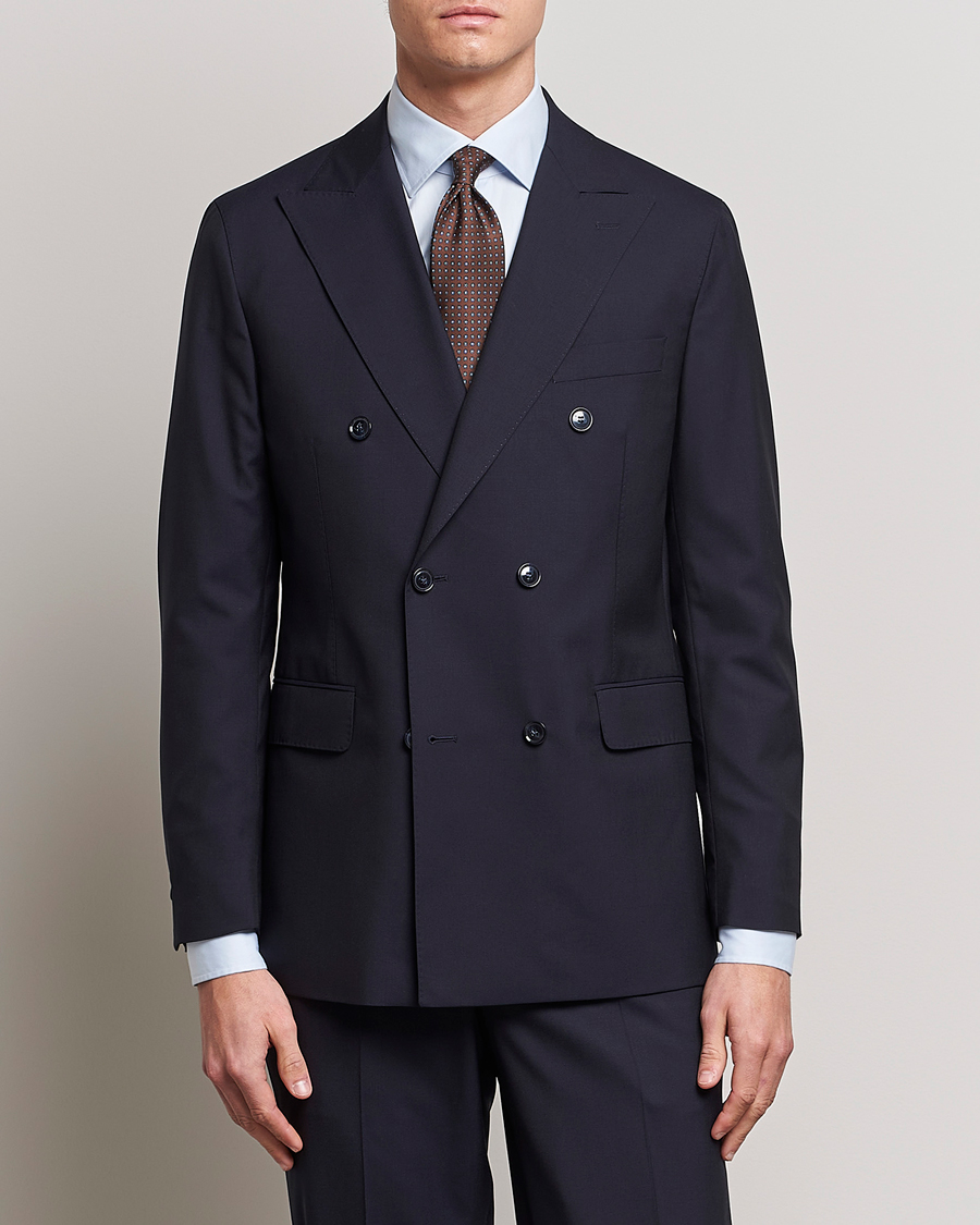 Herre | Bryllupsdress | Oscar Jacobson | Farris Wool Blazer Navy