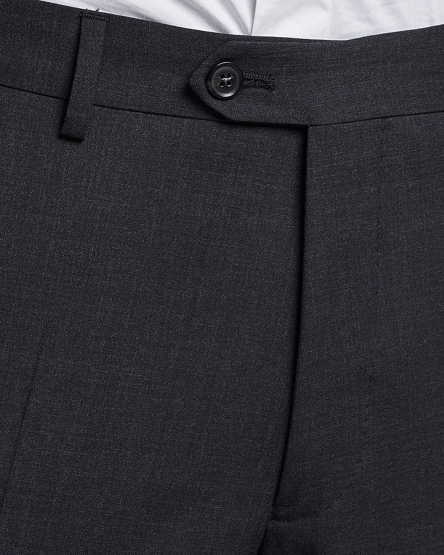 Herre | Bukser | Oscar Jacobson | Denz Wool Trousers Grey